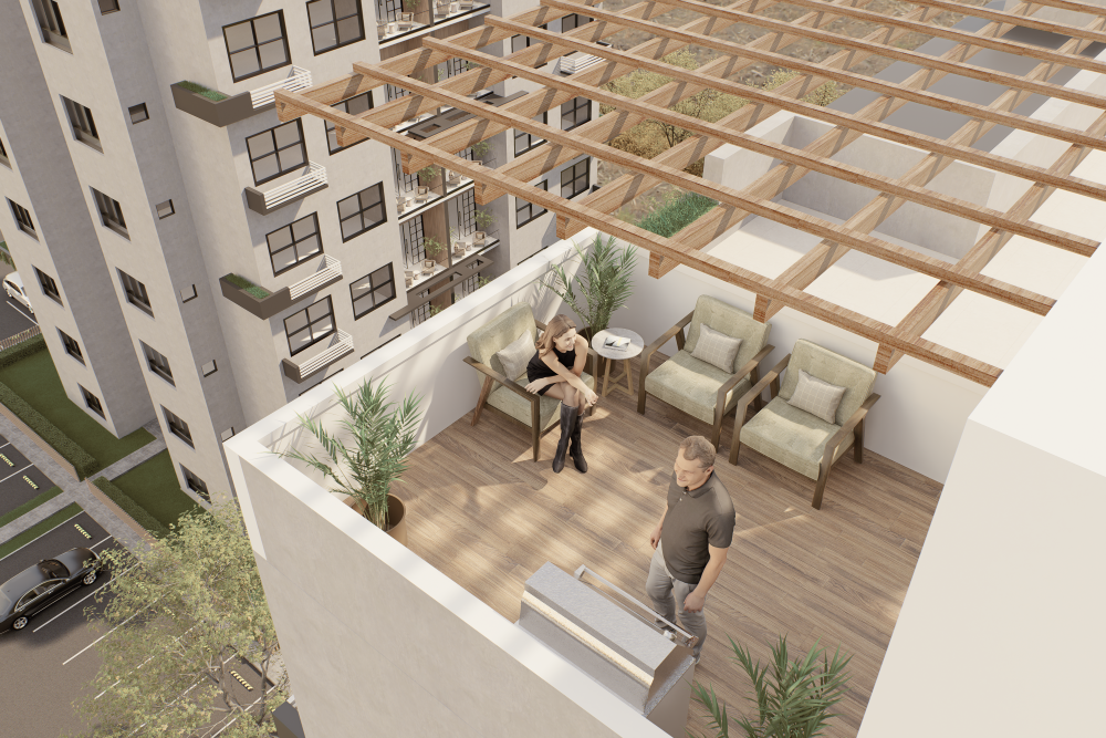 rooftop balcony